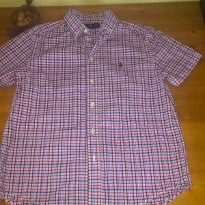 Ralph Lauren Boys Collar Plaid Shirt